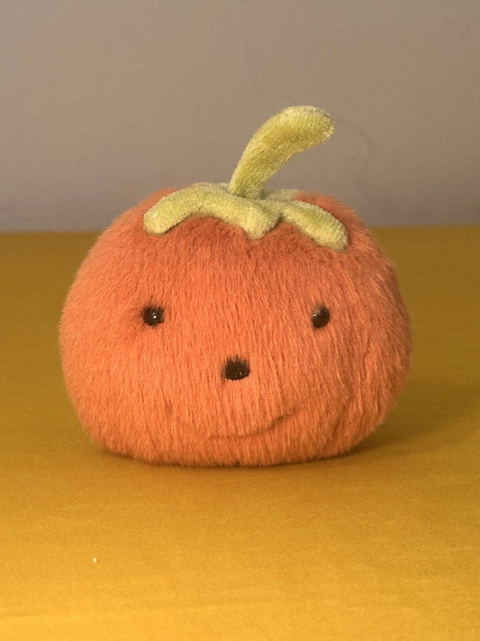 Jellycat Fluffy Pumpkin BNWOT Tiny Rare Retired Squash HTF Halloween Soft Toy