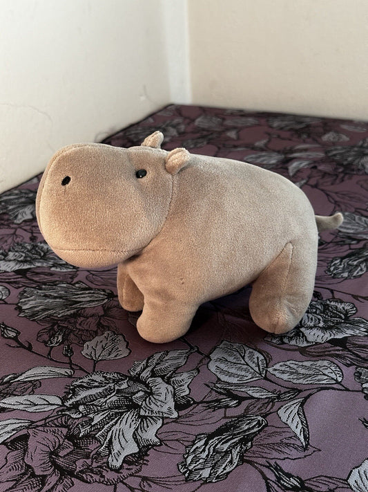 Jellycat Small Mellow Malw Ippopotamo Grigio Velluto Giocattolo Morbido Ritirato VHTF-