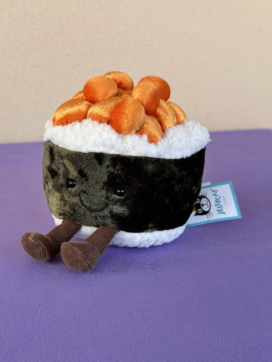 New Jellycat Silly Sushi Maki BNWT Rare Retired Food Fish Soft Toy Plush HTF
