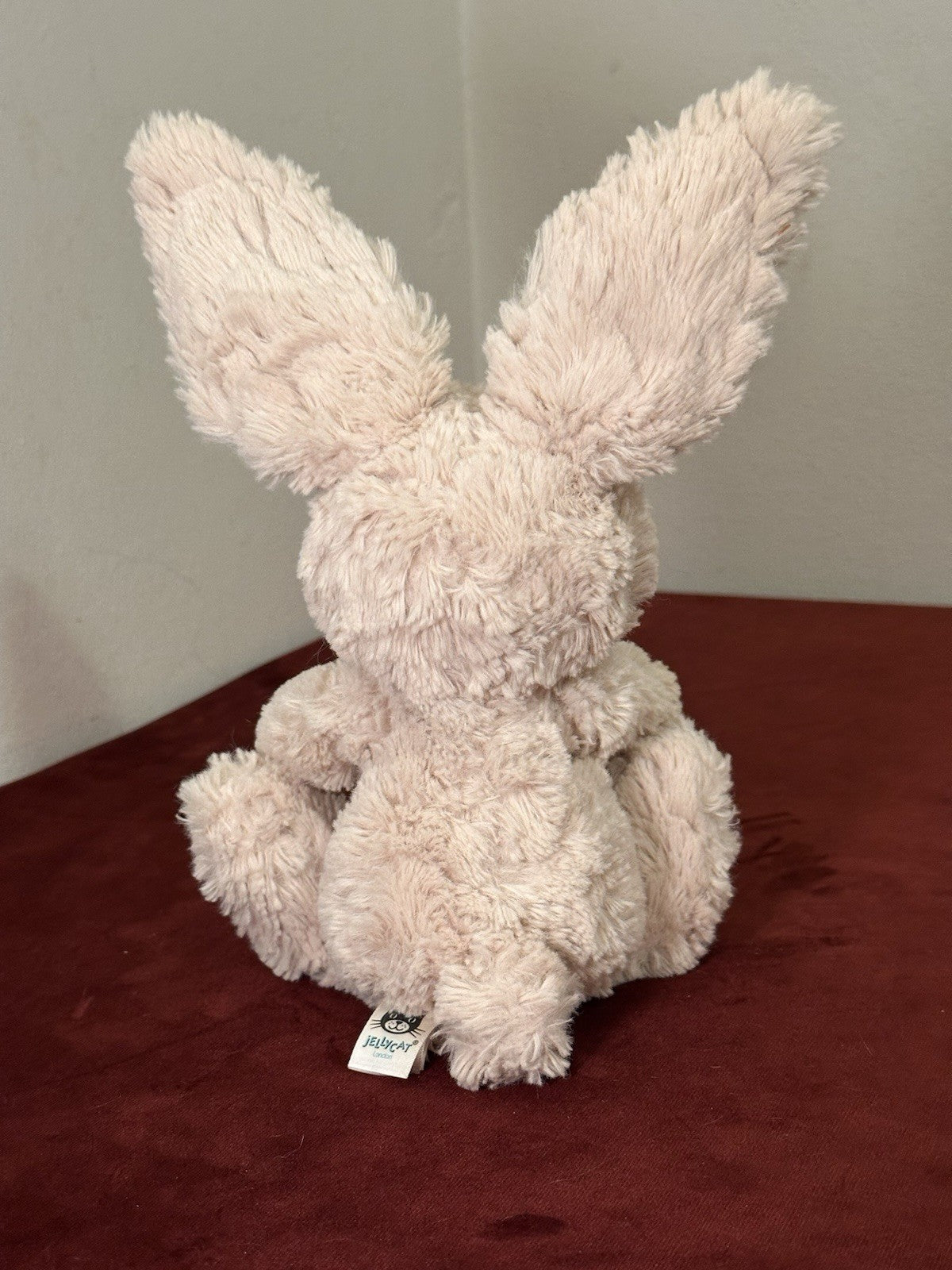 Jellycat Squiggles Coniglietto Beige Crema Coniglio Giocattolo Morbido Raro Peluche Ritirato-