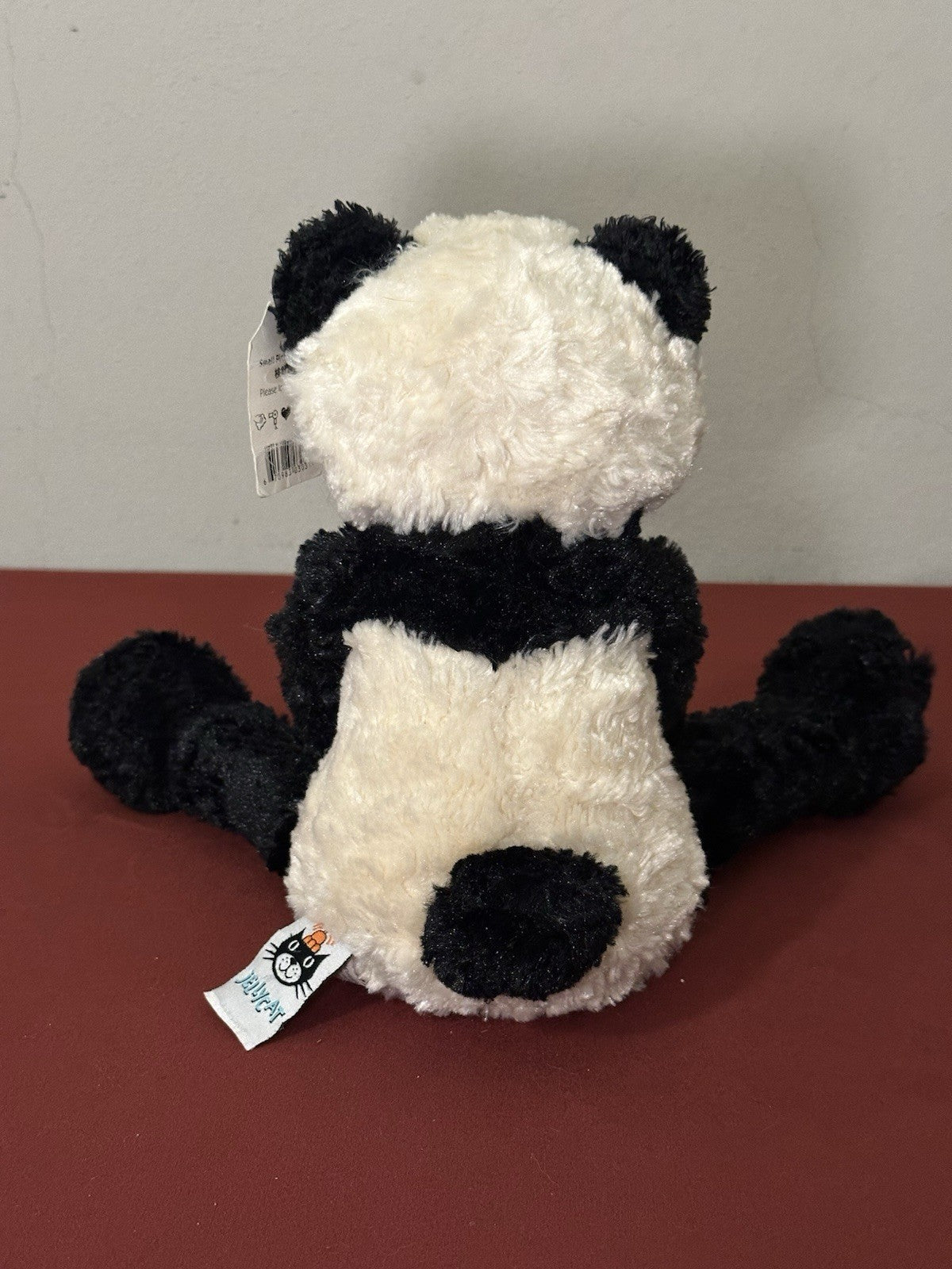 Peluche orsacchiotto Jellycat Small Sottaceles Panda nuovo con etichette nero e crema cm.33 in pensione-