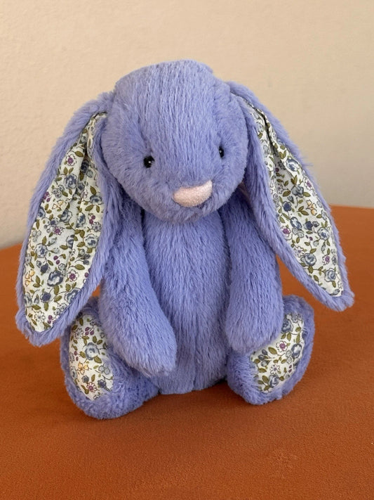 Jellycat Small Bashful Bluebell Blossom Bunny Soft Toy Rabbit Retired Rare Plush