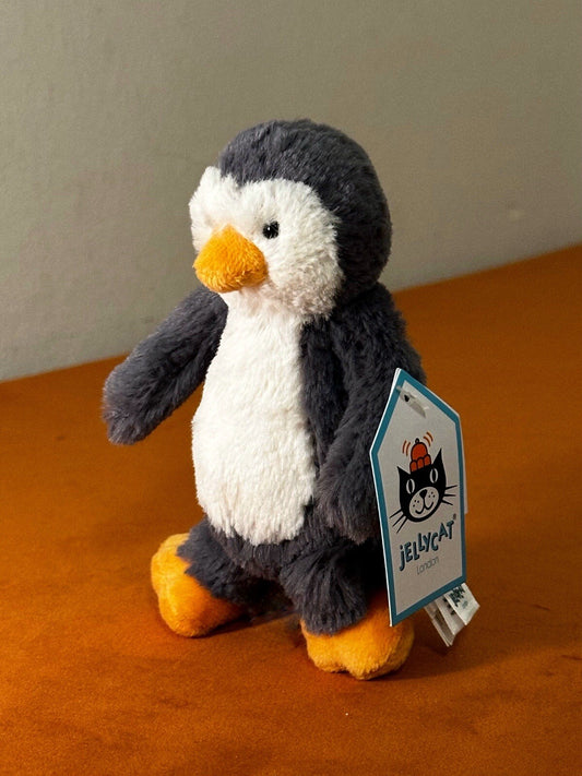 NUOVO Jellycat Baby Bashful Penguin nuovo con etichette raro ritirato piccolo pinguini 5" giocattolo morbido-