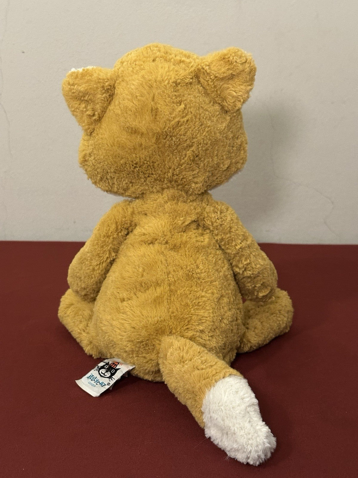 Jellycat Tuffet Fox nuovo senza etichette Woodland Orange and Cream Fox raro giocattolo morbido ritirato-