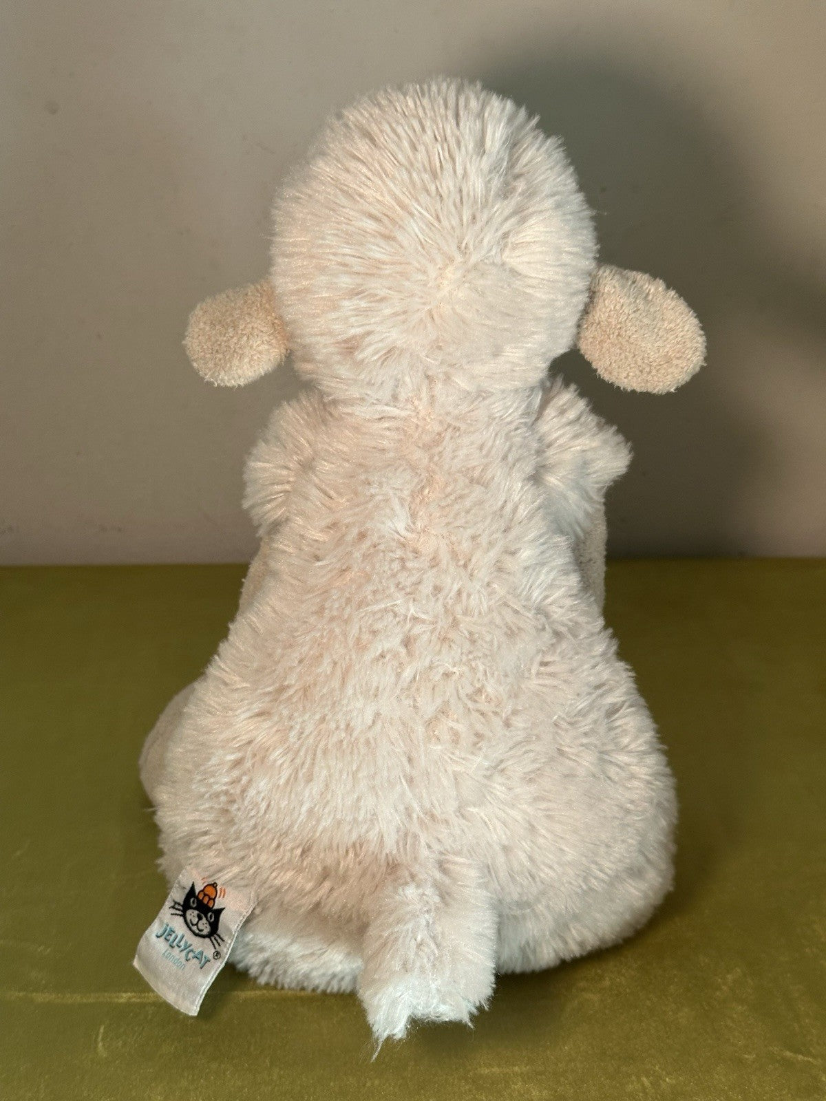 Peluche Jellycat lana pecora agnello panna morbida medio raro e ritirato-