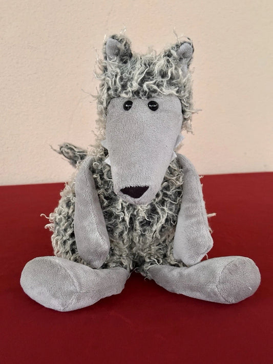 Jellycat Tiggalope Wolf Rare Retired Soft Toy Woodland Grey Wolfy Plush Toy cm36