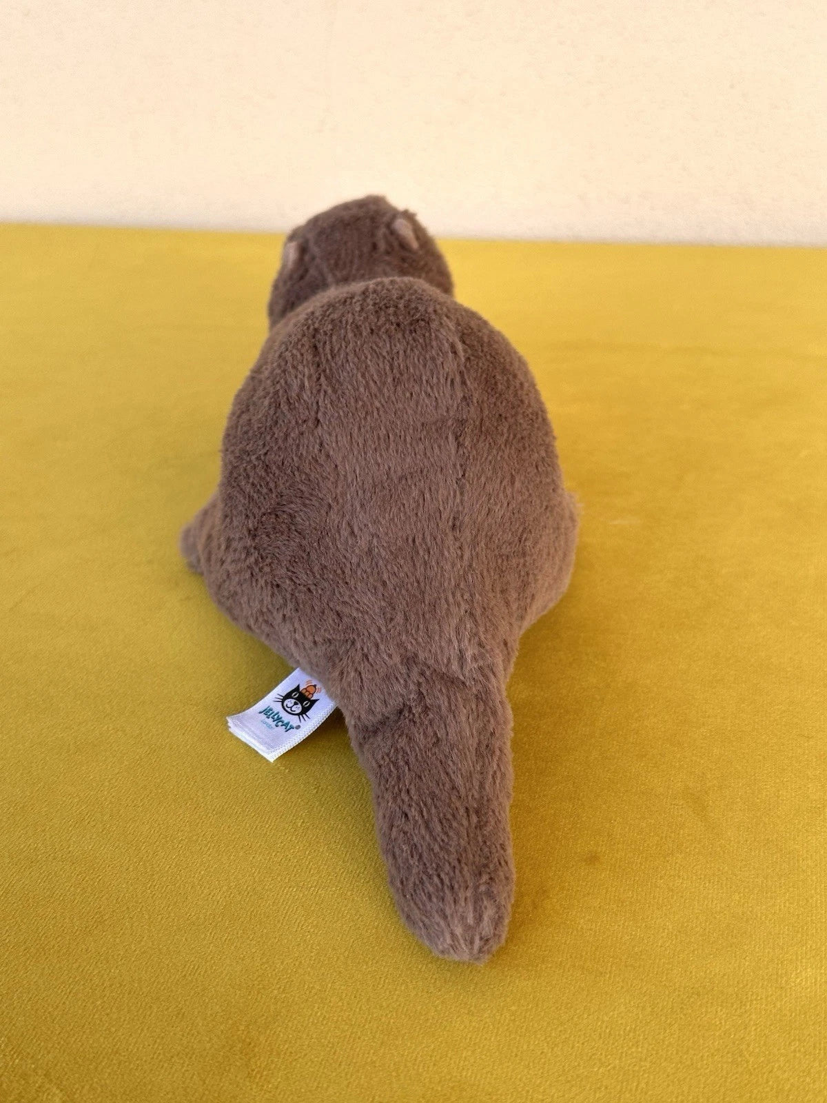 Jellycat Lollybob Lontra Raro Giocattolo Extra Morbido Marrone Ritirato cm.33 Peluche