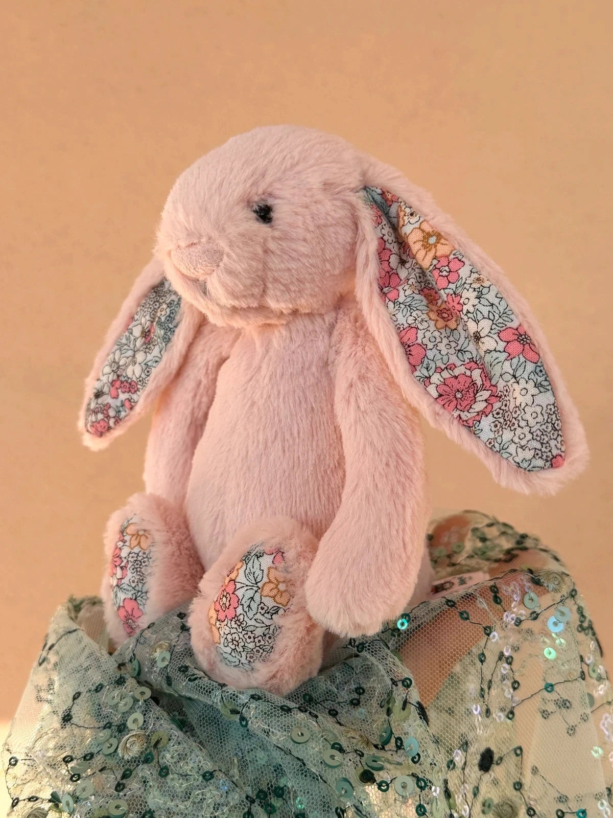 Jellycat Small Blush Blossom Bunny - 3