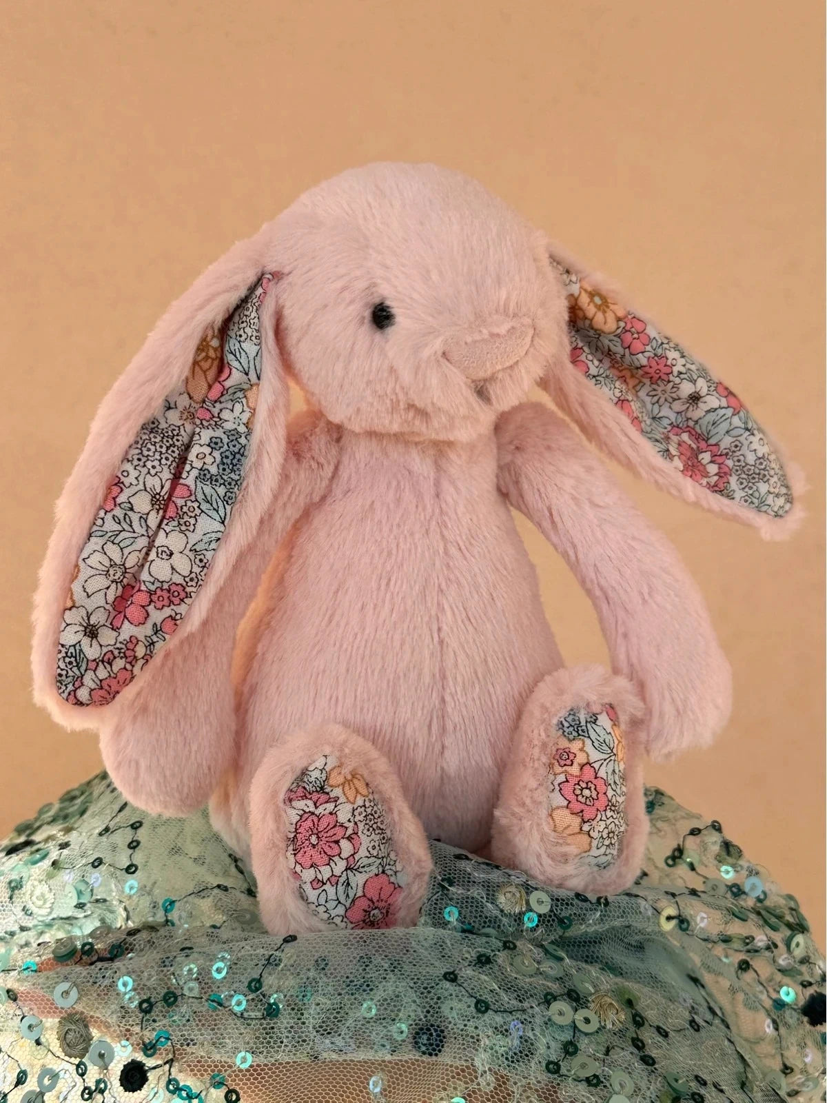 Jellycat Small Blush Blossom Bunny - 2