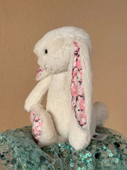 Jellycat small Cream Cherry Blossom Bunny - 6