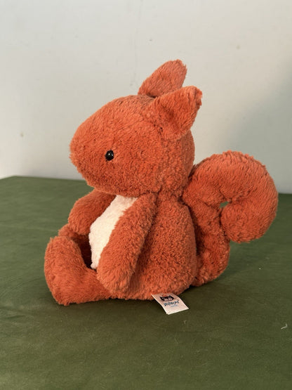 Jellycat Tumbletuft Scoiattolo Bosco Arancione Coda Cespugliosa Carino Ritirato Giocattolo Morbido-