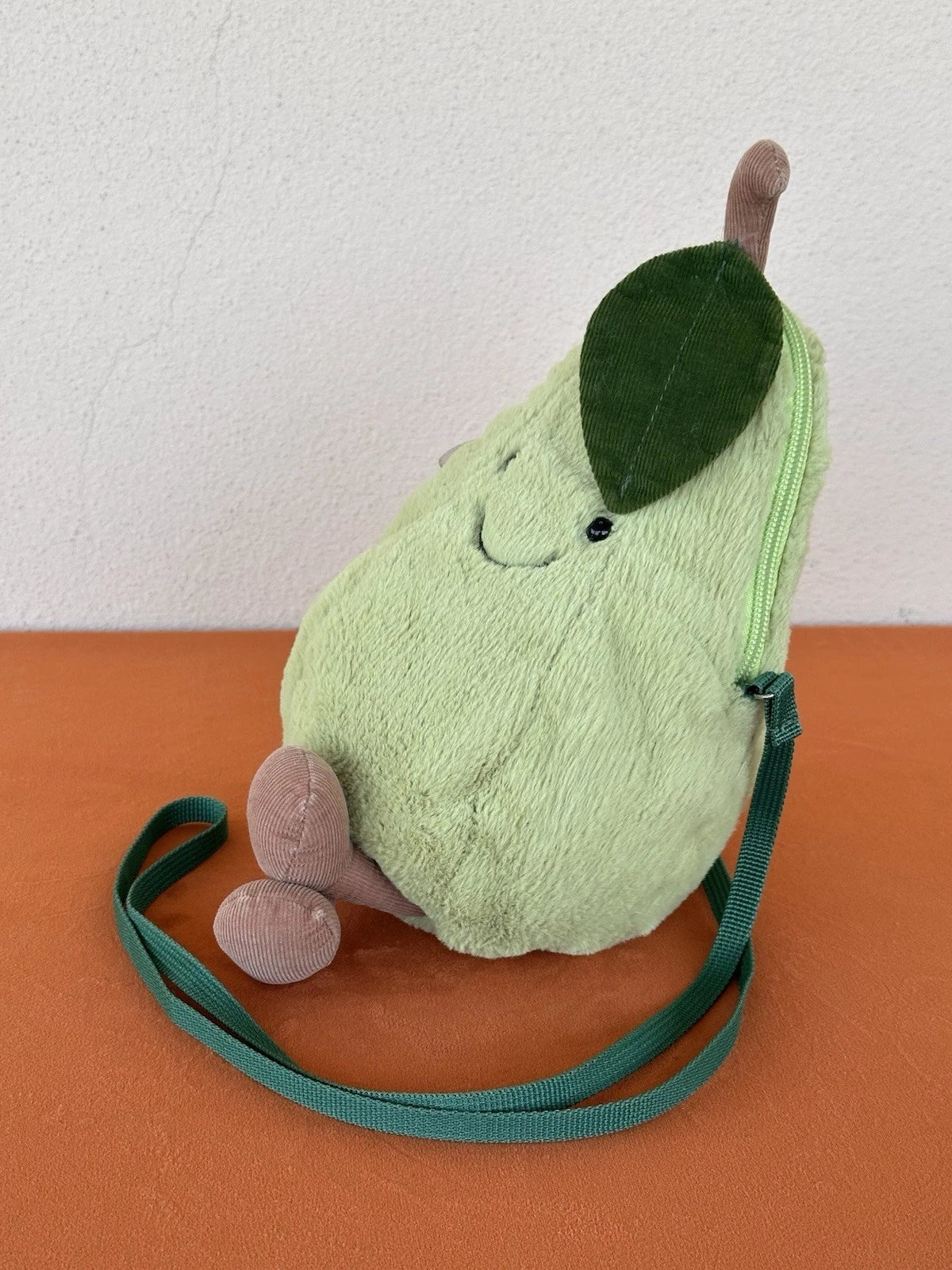 Borsa Jellycat Amusabile Pera Cibo Frutta Pensionato Tracolla Giocattolo Morbido Raro Peluche