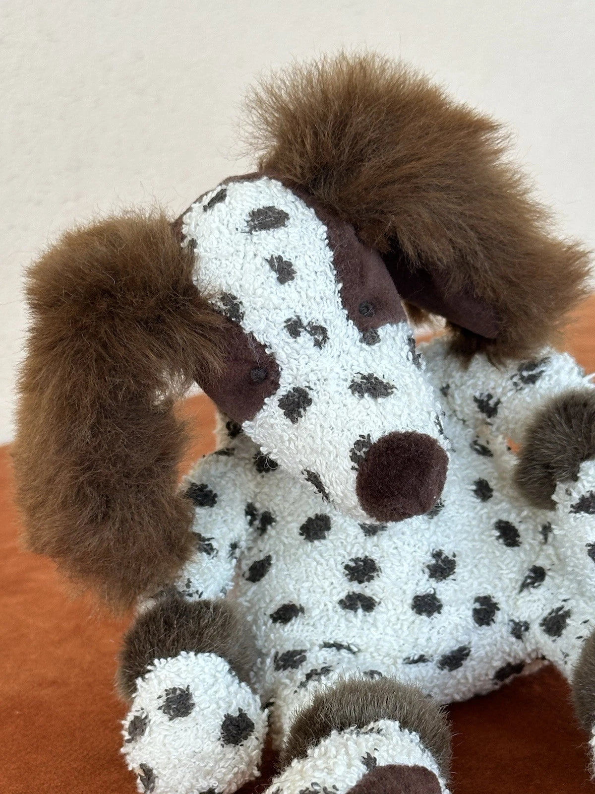 NUOVO Jellycat Riff Ruff Dog Nuovo con etichette Raro Vintage Springer Spaniel Morbido Giocattolo Ritirato