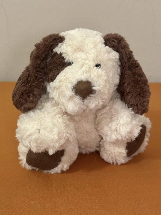 NUOVO Jellycat Piccolo Rollo Mutt Nuovo con etichette Cucciolo Cane Giocattolo Morbido Peluche Ritirato Vintage-