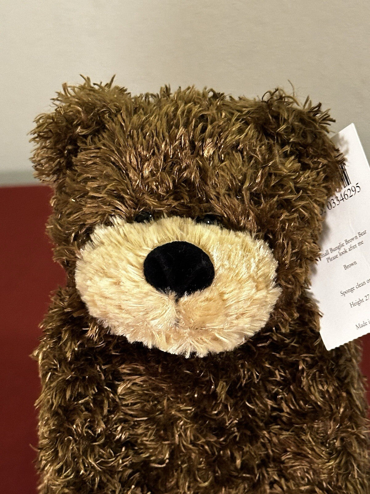 NUOVO Jellycat Piccolo Bunglie Orso Marrone Scuro Nuovo con etichette Ritirato Camerette Bambini-