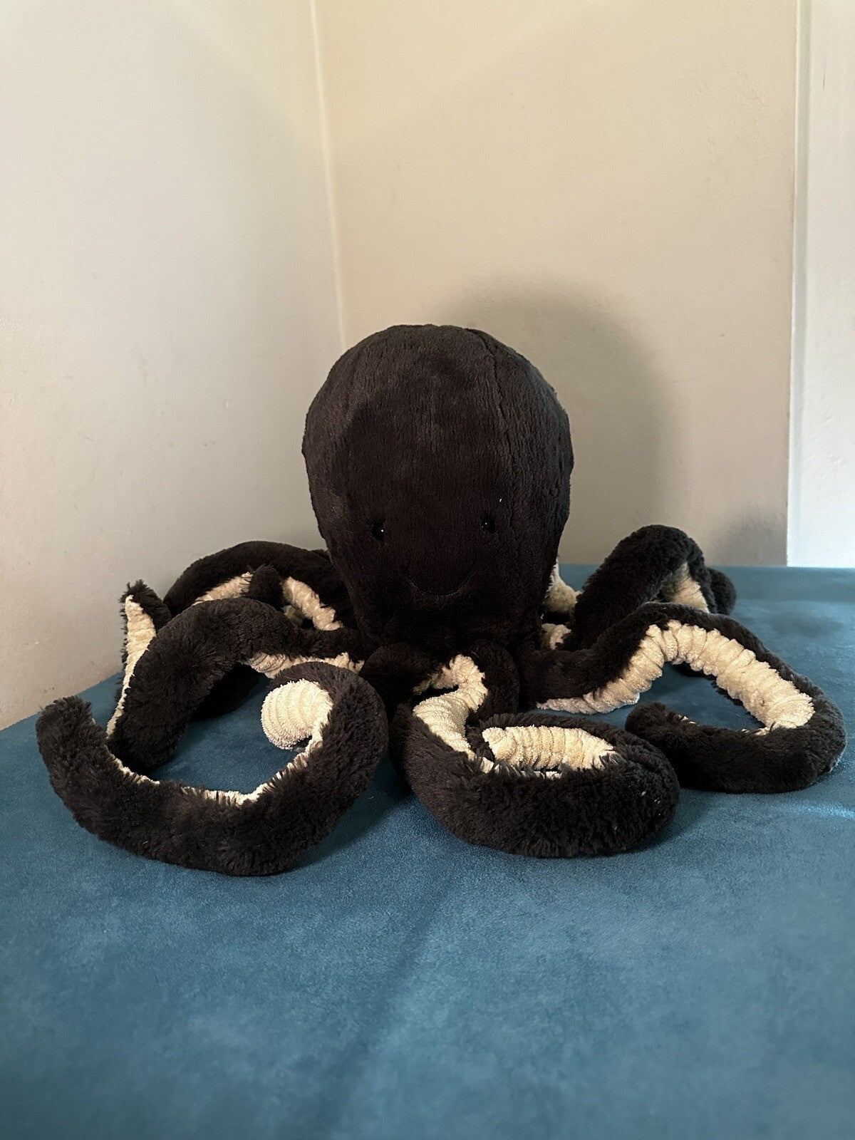 Jellycat Grande Polpo Inchiostrato Giocattolo Morbido Nero Grigio Scuro Creatura Marina OD2INK Ritirato-