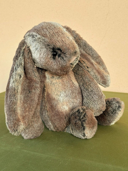 Jellycat Medium Bashful Cottontail Bunny nuovo senza etichette Woodland raro coniglio ritirato