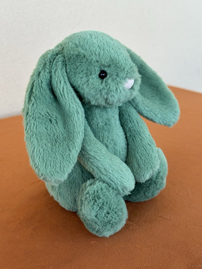 Jellycat Little Ivy Bunny BNWOT Brilliant Green Rabbit Rare Retired Soft Toy
