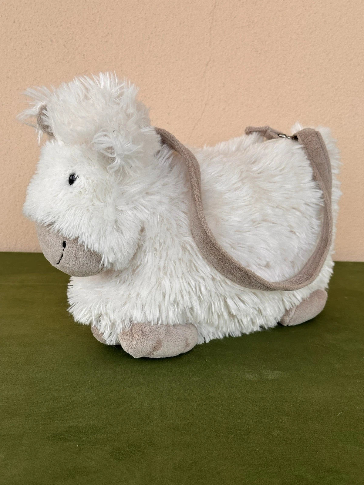 Borsa Jellycat Tartufi Pecora Rara Pensionata Morbida Panna Capra Borsetta Peluche cm.37