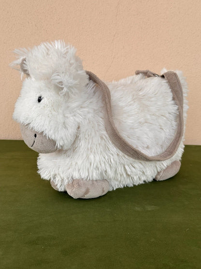 Borsa Jellycat Tartufi Pecora Rara Pensionata Morbida Panna Capra Borsetta Peluche cm.37