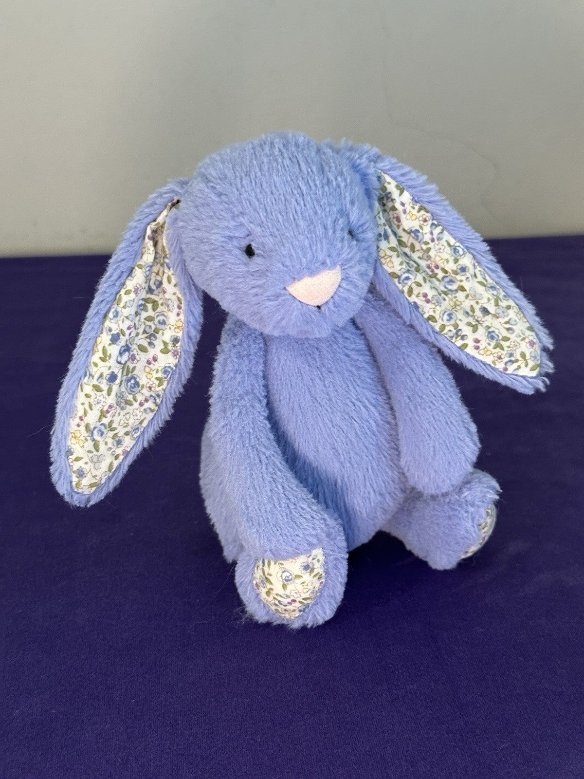 Peluche raro Jellycat piccolo timido coniglietto fiori campanelle peluche morbido giocattolo coniglio ritirato-