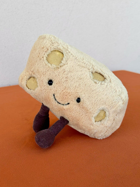 Jellycat Amuseable Swiss Cheese BNWOT Rare & Retired Plush Food Soft Toy