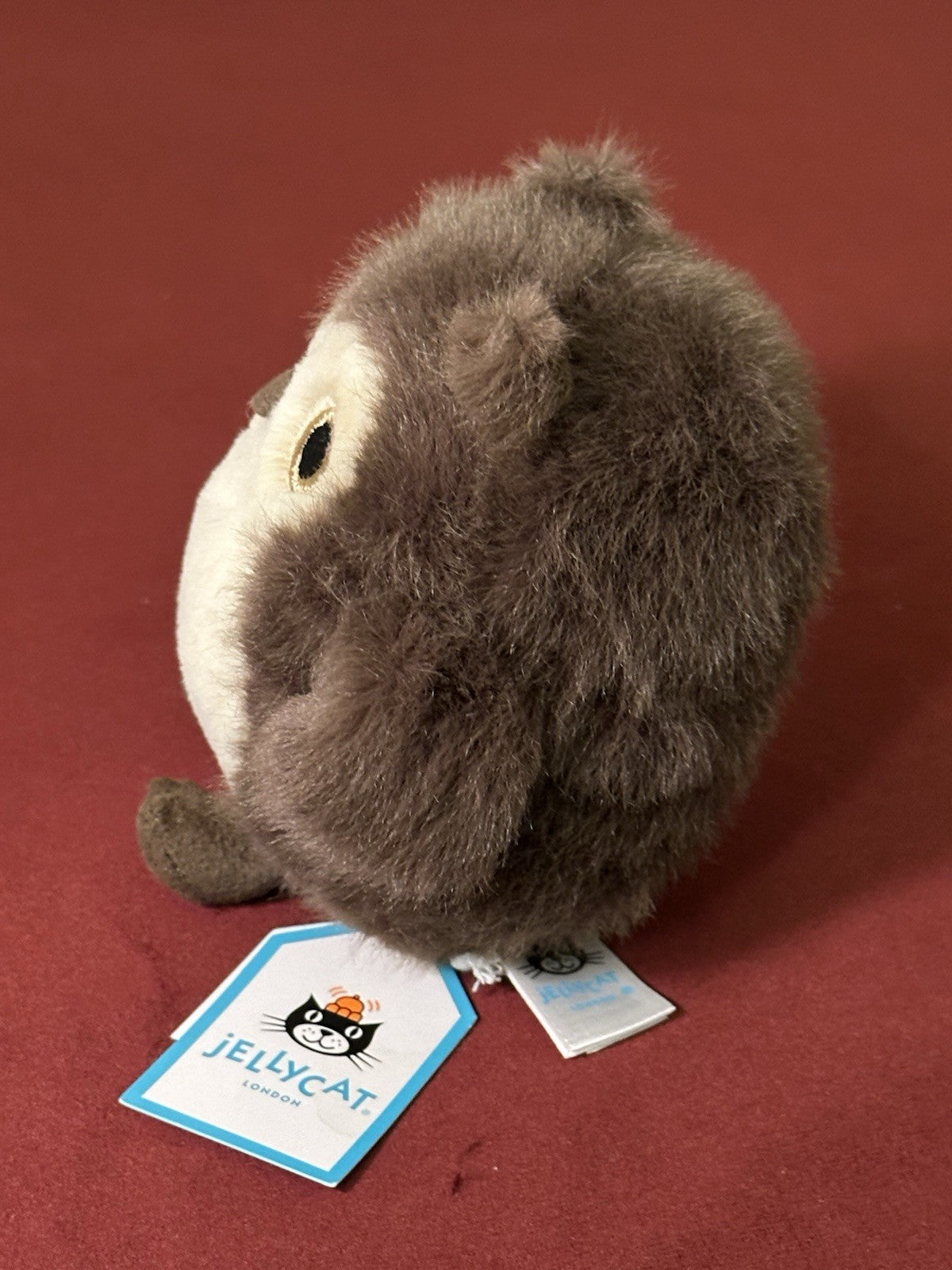 NUOVO Jellycat Brown Owling nuovo con etichette ~ giocattolo morbido gufo uccellino da collezione ~ OWL6BR-
