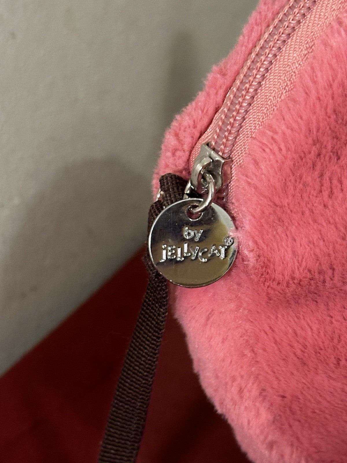 Jellycat Borsa Ciliegia Amusabile Ritirata HTF Frutta Cibo Ciliegie Giocattolo Morbido Raro Peluche-
