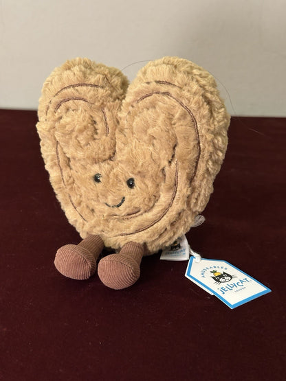 NUOVO Jellycat Amuseables Philippe Palmier Nuovo con etichette Parigi Esclusiva Pasticceria Cuori-