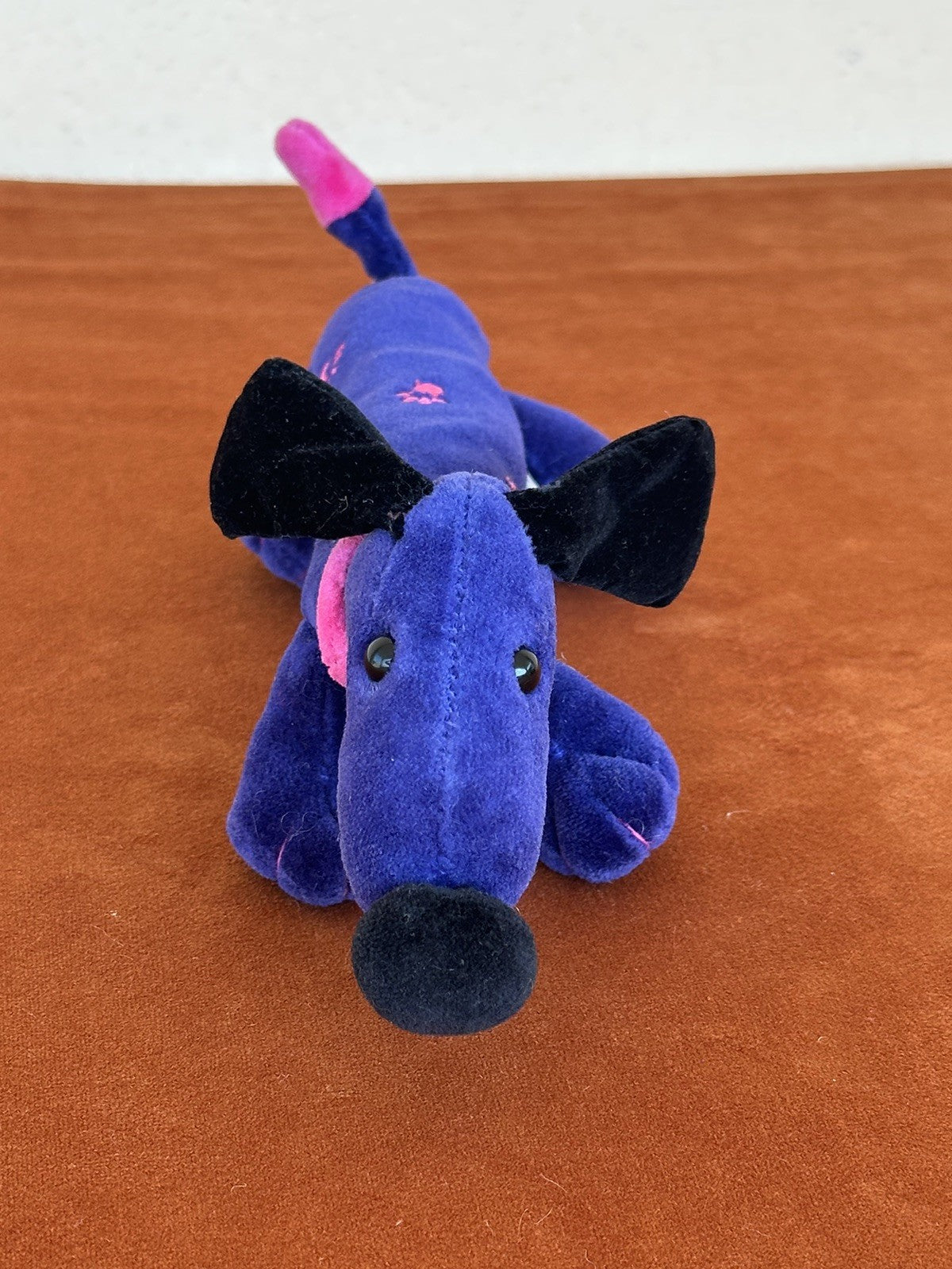 Peluche morbido cane bassotto cucciolo Jellycat Pootlin raro - collezione 2002 ritirato-