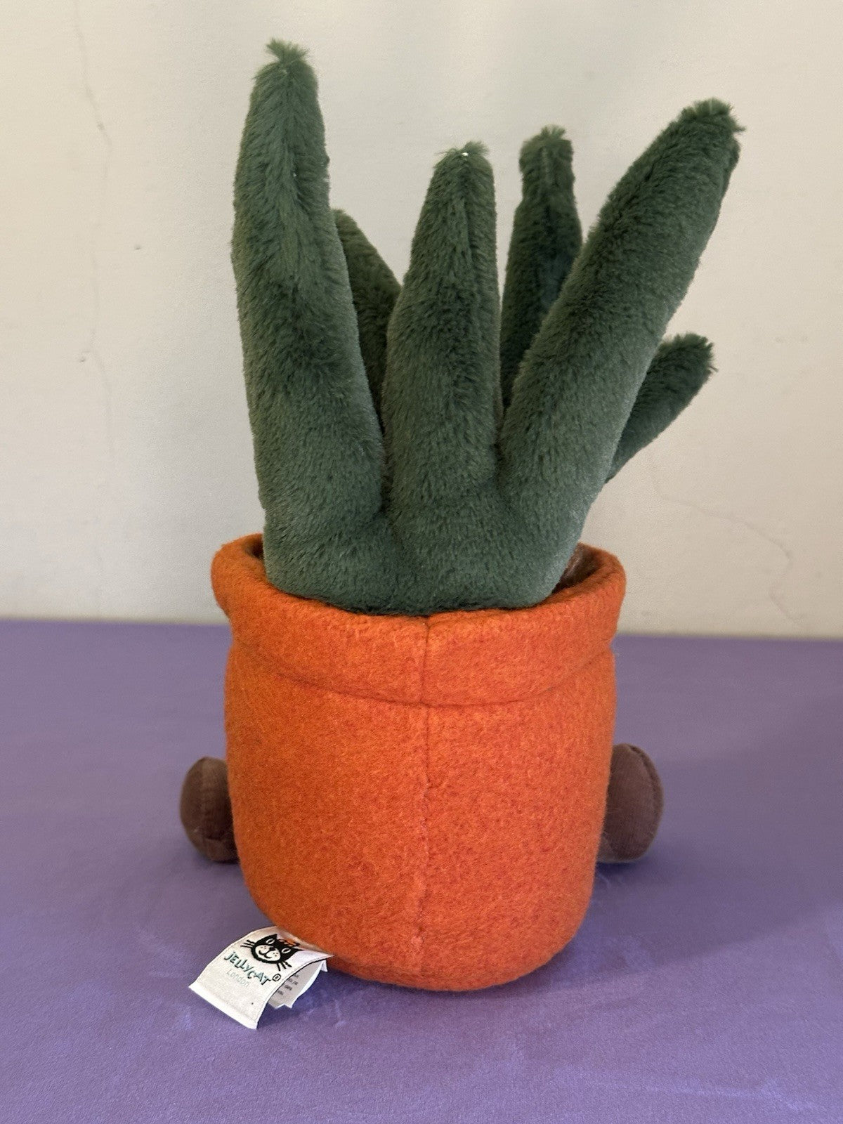 Jellycat Amuseables Yucca nuova senza etichette pianta in vaso giocattolo morbido cm.38 raro peluche ritirato-