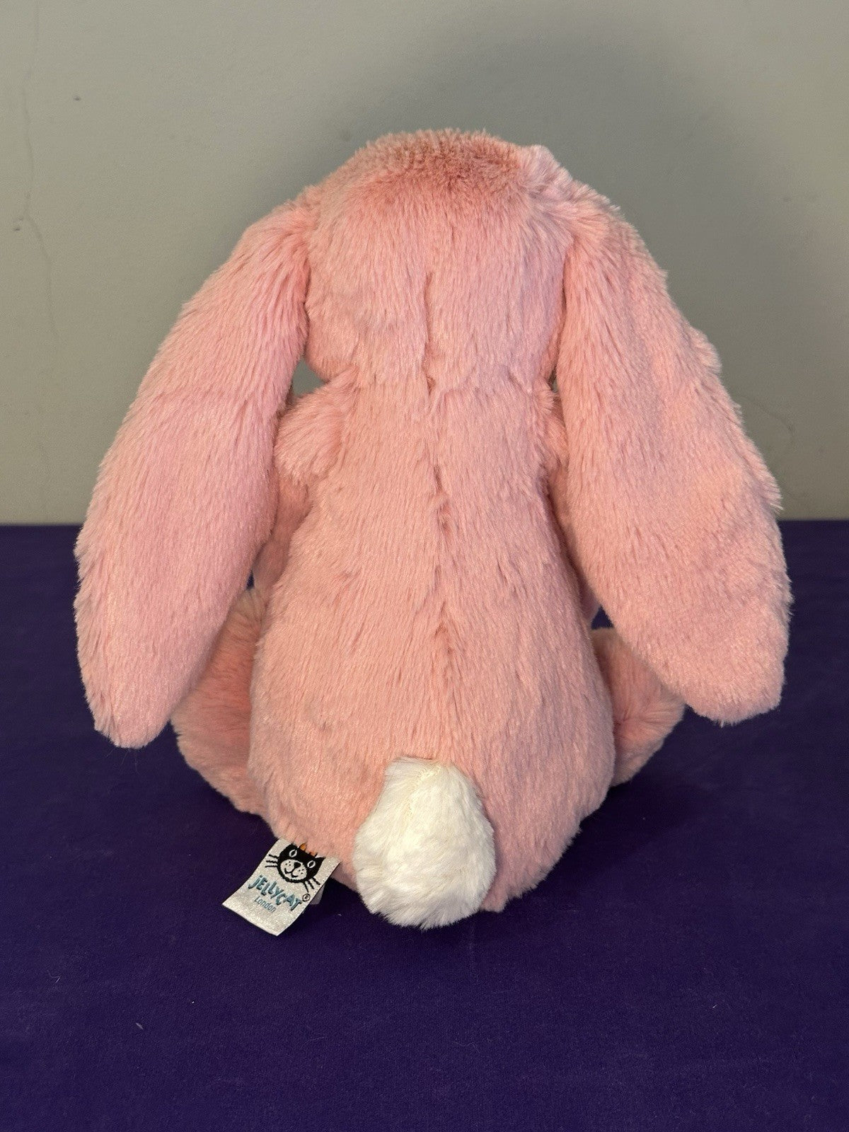 NUOVO coniglietto Jellycat Medium Bashful Petal nuovo con etichette coniglio rosa caldo raro ritirato 12"-