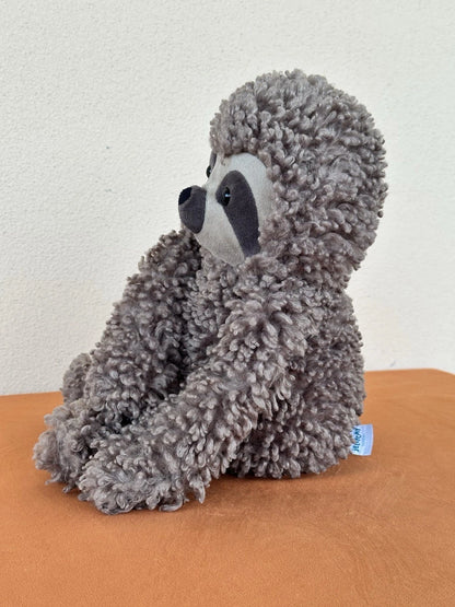 Rarissimo peluche Jellycat Cicerone bradipo riccio marrone beige in pensione cm.40