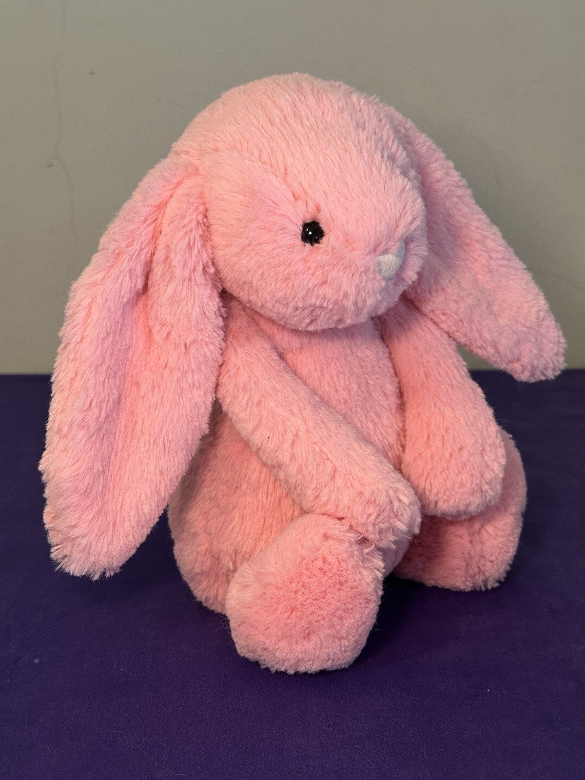 Jellycat Medium Bashful Sorbetto Coniglietto Candy Coniglio Rosa 12” Ritirato Raro Giocattolo Morbido-