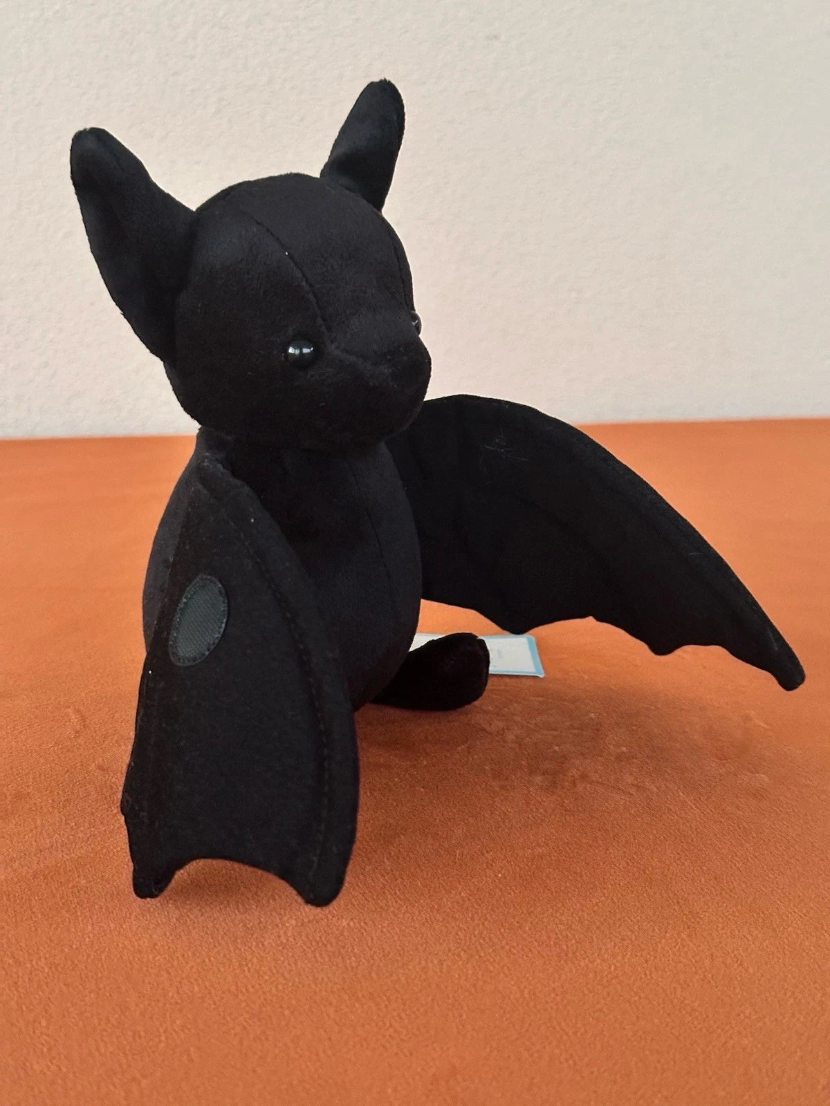 NEW Jellycat Wrapabat Black BNWT Velvety Dark Bat Retired Halloween Rare Plush