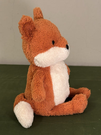 Peluche Jellycat Medium Peanut Fox nuovo senza etichette Woodland Orange Foxy morbido raro ritirato-