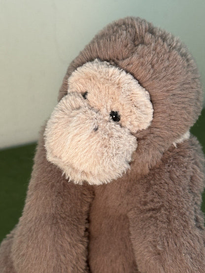 Jellycat Small Gregory Gorilla Scimmia Super Morbida Giocattolo Raro Peluche Ritirato cm.19-