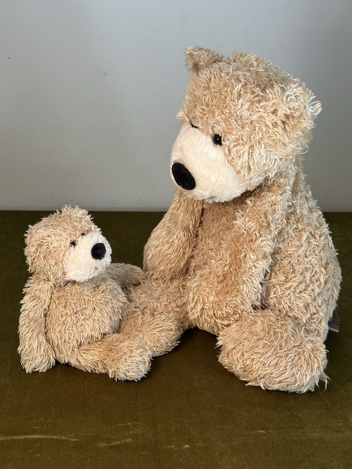Jellycat Bunglie Honey Bears coppia orsacchiotto beige ritirato raro medio e tot-