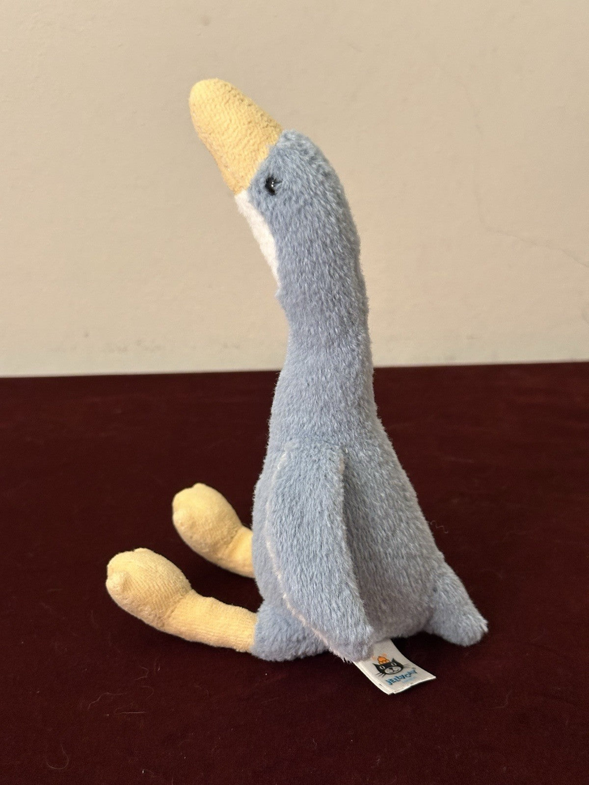 Peluche Jellycat Small Daisy Runner Duck blu chiaro oca media raro uccellino in pensione-