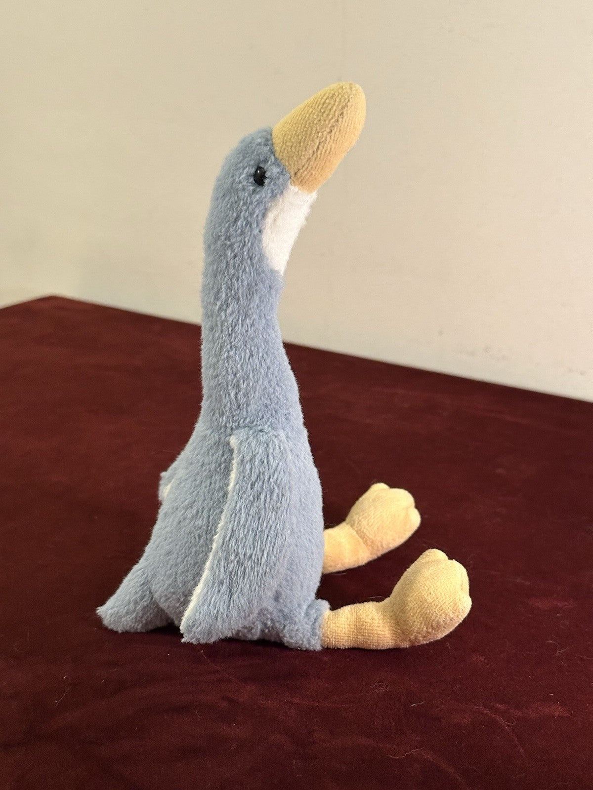 Peluche Jellycat Small Daisy Runner Duck blu chiaro oca media raro uccellino in pensione-
