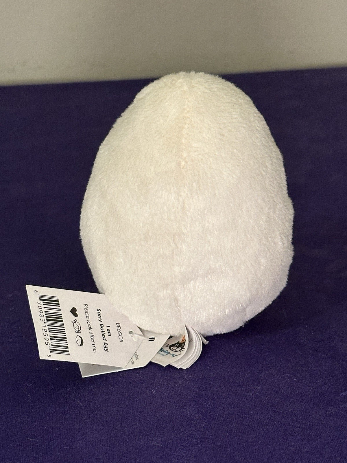 NUOVO Jellycat Amuseable Sorry uovo bollito nuovo con etichette ritirato raro cibo uova tristi peluche-