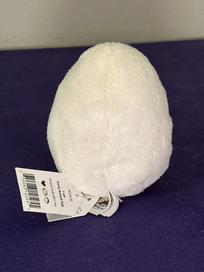 NUOVO Jellycat Amuseable Sorry uovo bollito nuovo con etichette ritirato raro cibo uova tristi peluche-