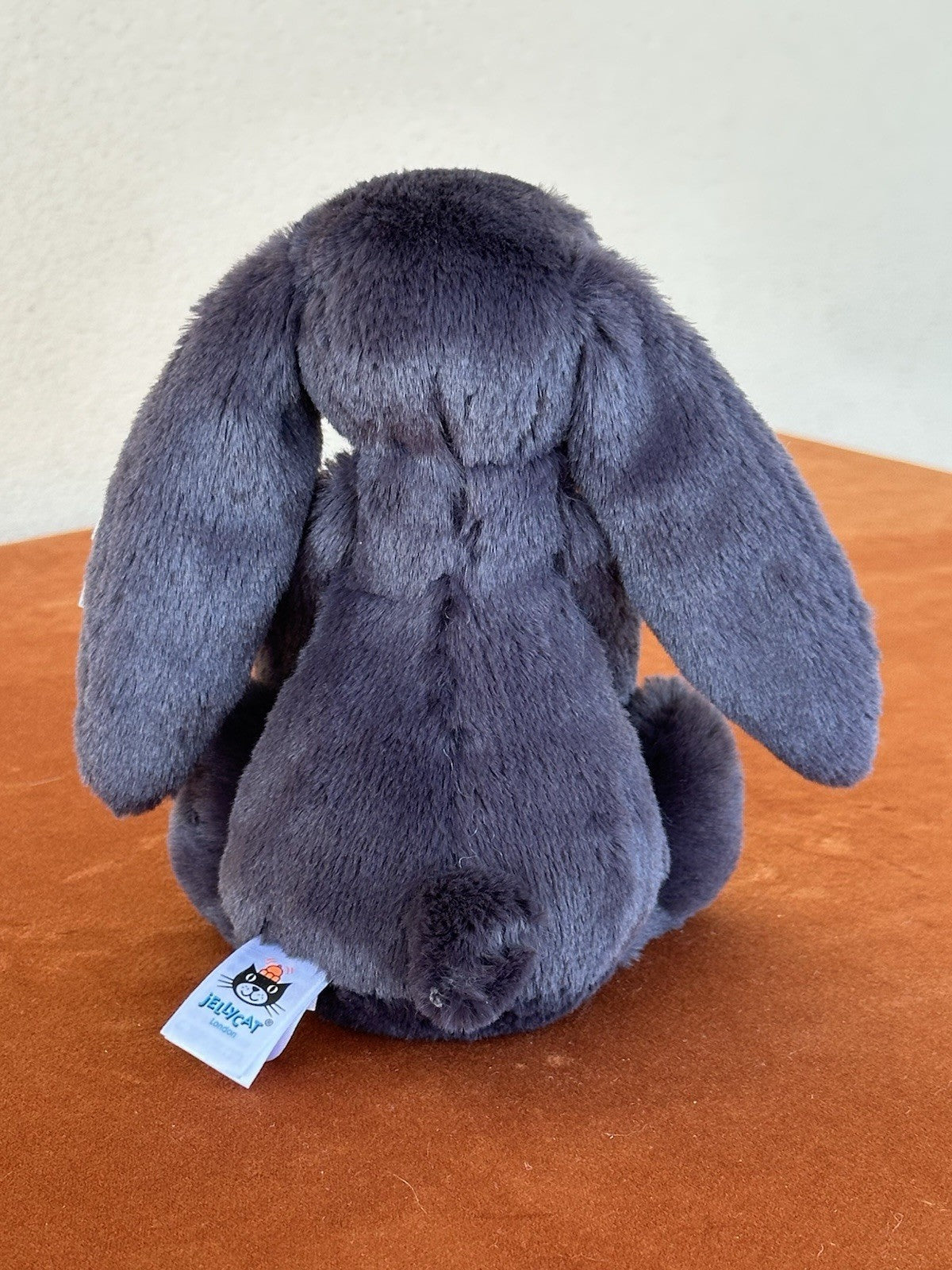 NUOVO Jellycat Small Bashful Inky Bunny nuovo con etichette grigio scuro coniglio ritirato raro peluche-