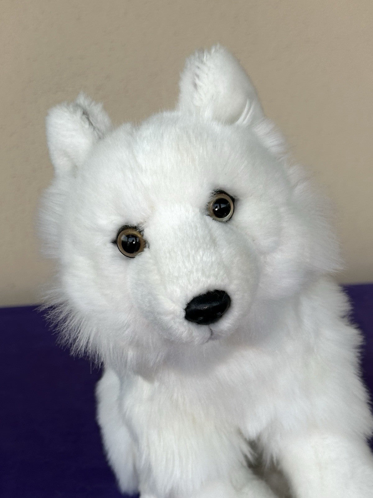 Peluche Impexit Artic Fox nuovo senza etichette bianco volpe invernale raro peluche giocattolo morbido ritirato-