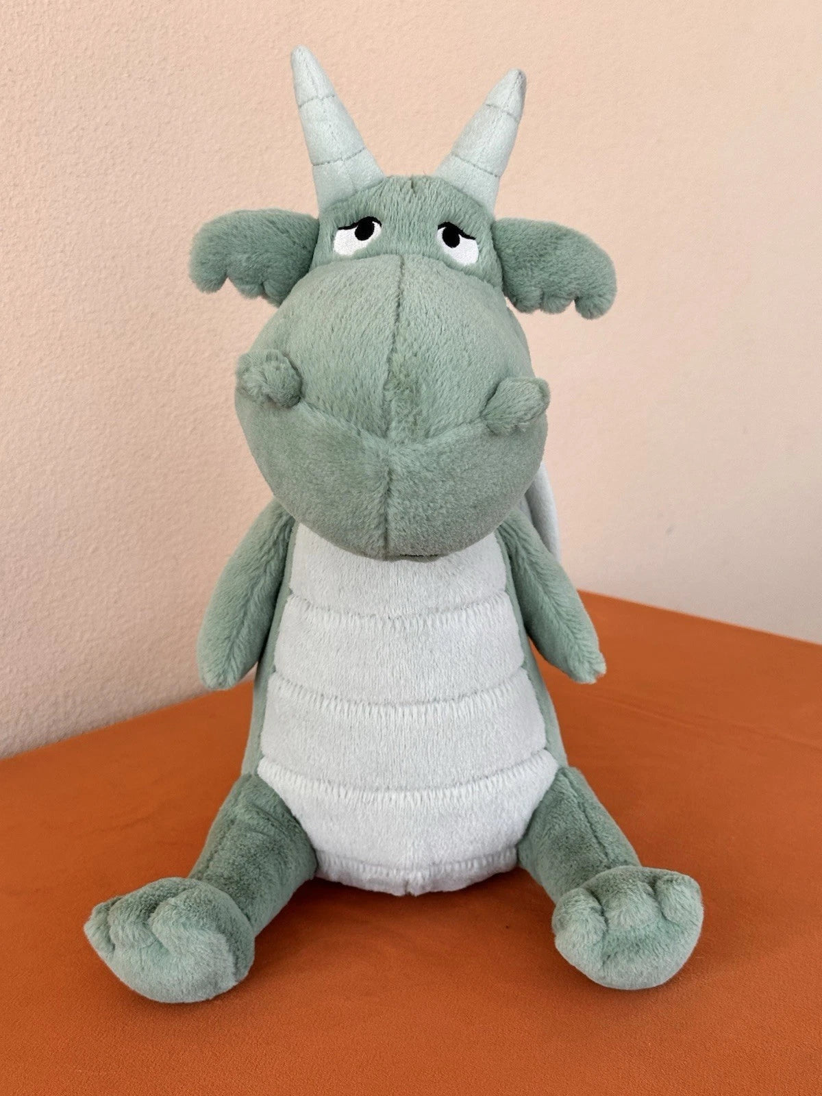 Jellycat Adon Dragon BNWOT Rare Retired Green Dragon Soft Toy