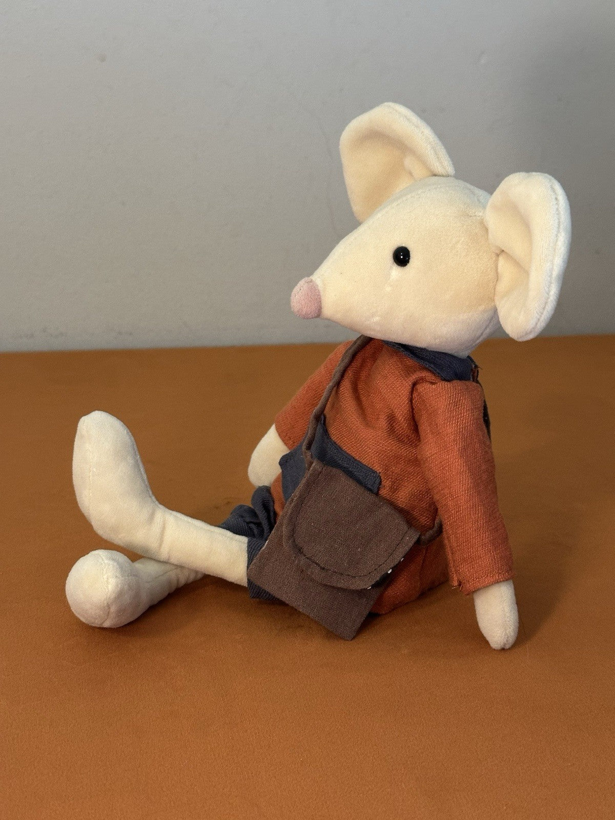 Jellycat Pedlar Mouse PED3M Ritirato Raro Topi Vestiti Giocattolo Morbido da Collezione-