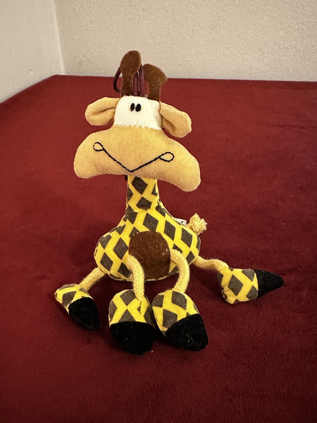Peluche giocattolo morbido JELLYCAT DINGLY DANGLY GIRAFFA. RITIRATO.-