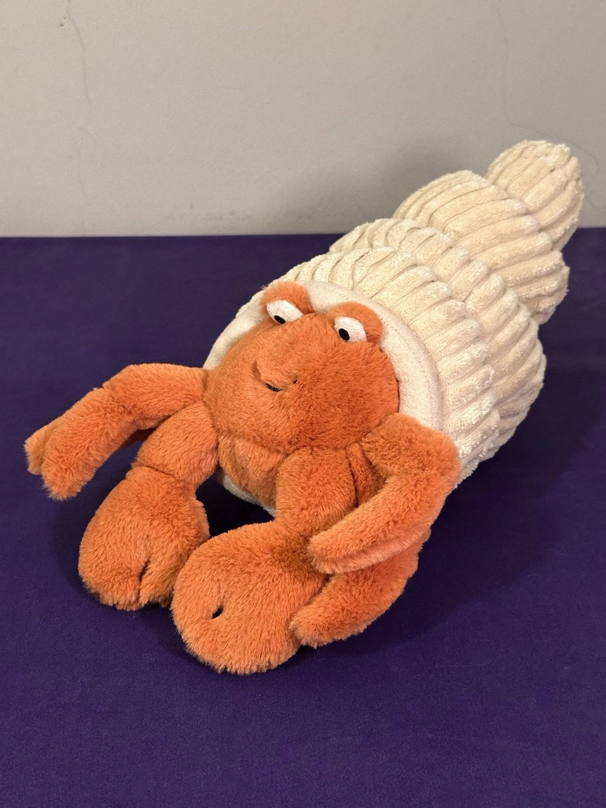 Peluche Jellycat Herman Eremita Granchio Giocattolo Morbido Ritirato Raro cm.30 Vita Marina