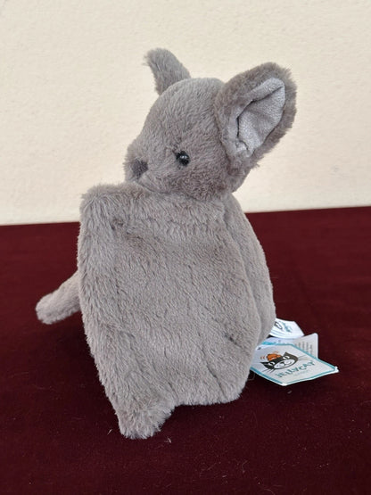 New Jellycat Small Bashful Bat BNWT Retired Rare Halloween Grey Bat Plush cm.20