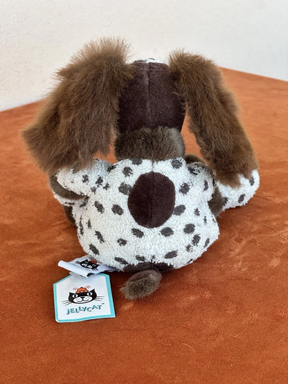 NUOVO Jellycat Riff Ruff Dog Nuovo con etichette Raro Vintage Springer Spaniel Morbido Giocattolo Ritirato